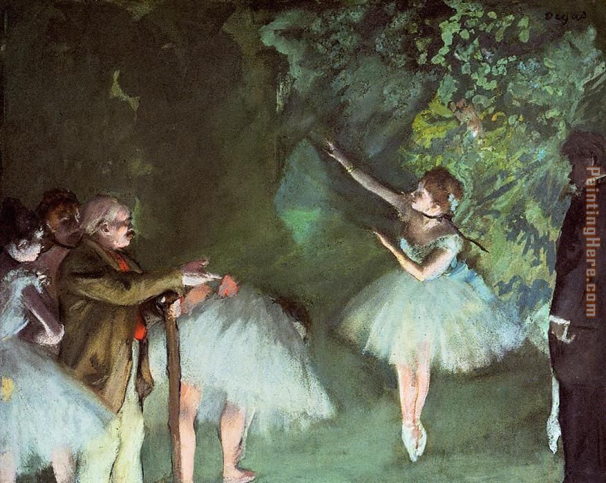 Ballet Rehearsal painting - Edgar Degas Ballet Rehearsal art painting